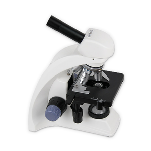 Microscopio biológico de tubo de tracción monocular con fuente de luz LED de alta calidad, diseño moderno elegante para laboratorios de estudiantes - Product Image 1