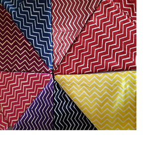Custom made baskılı renkli Mashru el dokuma kumaşlar elbise tasarımcıları ve tedarik mağazaları satış için zig zag baskı - Product Image 1