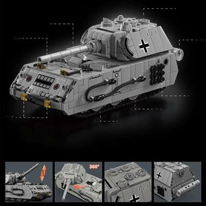 Jagdpanzer Tiger/<span class=keywords><strong>P</strong></span> PanzerkampfwagenViii MausヘビータンクWW2ミリタリーIS2ヘビータンクビルディングブロックモデルおもちゃ子供用