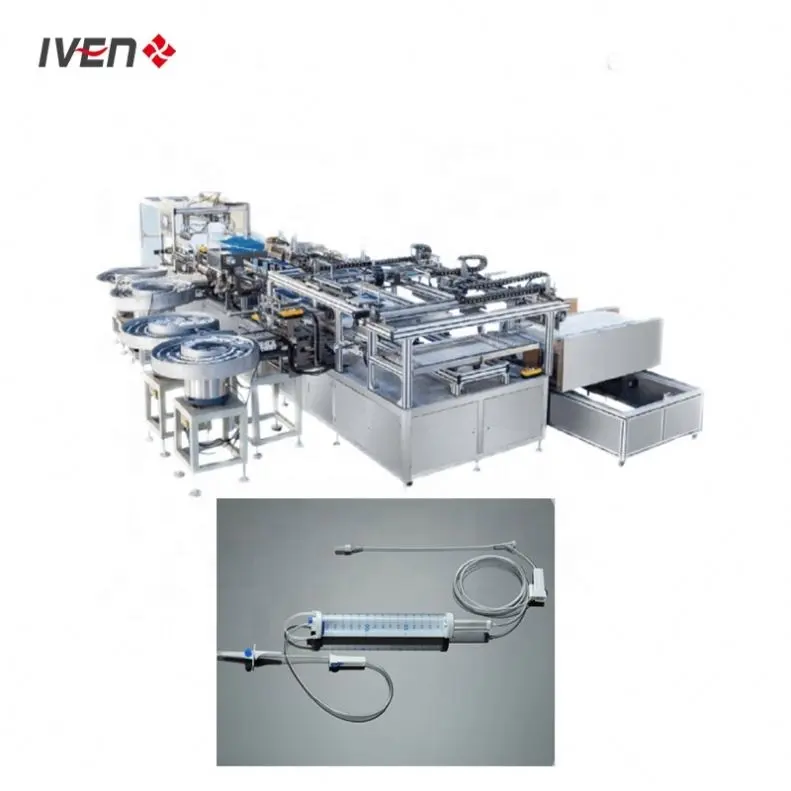 Línea de producción de juego de infusión IV de alta calidad/Sistema de Producción de juego de goteo intravenoso/línea de fabricación de juego de terapia de infusión IV