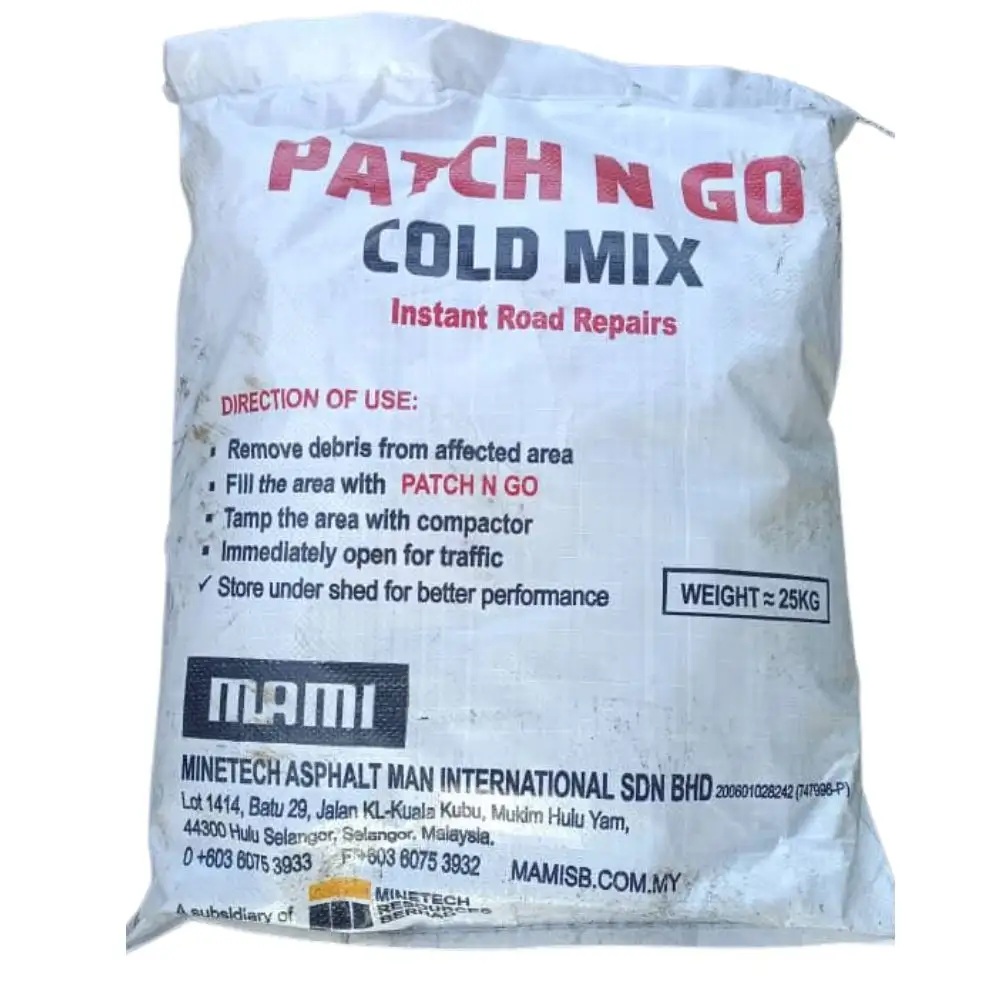 Cold mix patch at factory price, a best selling ready stock to export