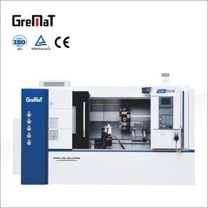 High Precision Turning Center <strong>Cnc</strong> <strong>Lathe</strong> <strong>Machine</strong> <strong>with</strong> <strong>C</strong>-<strong>axis</strong> <strong>Cnc</strong> Turning <strong>Machine</strong> GreMaT TN500-1000 - Product Image 1