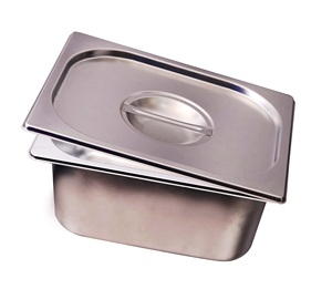 5-inch thép không gỉ gn Pan với năm ngăn đơn vị không dính thân thiện với môi máy rửa chén an toàn gastro Norm chảo - Product Image 6