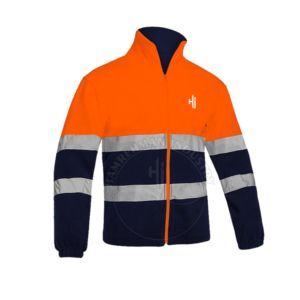 反光夹克冬季安全反光道路安全HiVis冰柜夹克织物建筑安全安全背心反光 - Product Image 1
