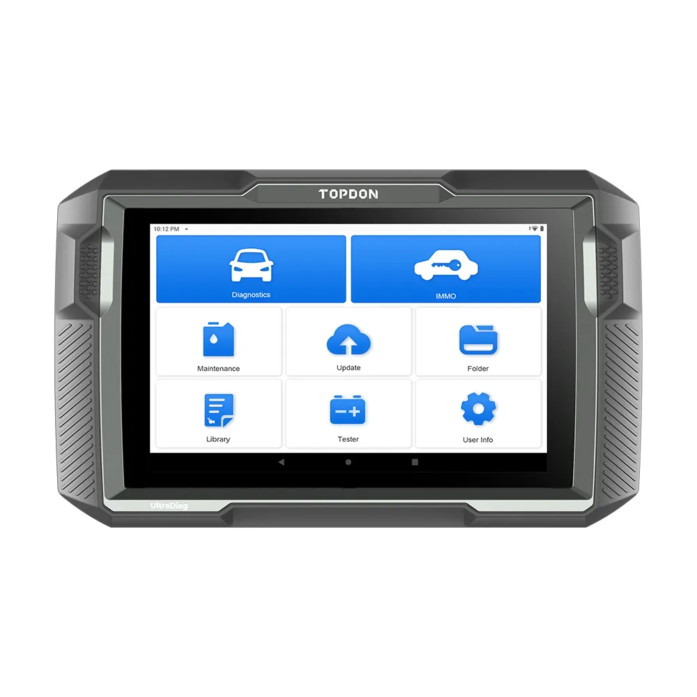 TOPDON UltraDiag pemindai diagnostik mobil obd2, alat diagnostik pemindai otomotif pintar portabel profesional dengan Programmer kunci