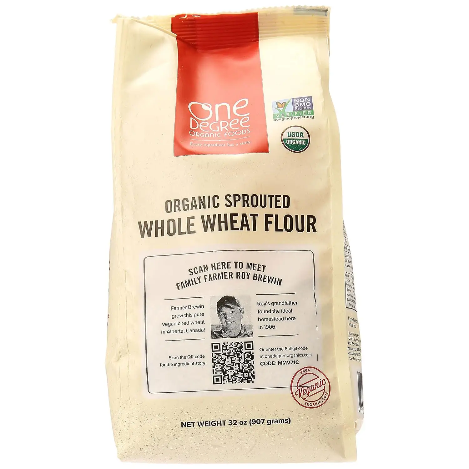 Premium Organic Sprouted Whole Wheat Flour - 32 oz - Rich in Nutrients, Ideal for Healthy Baking Wholesalers