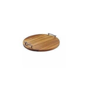 金属和木制托盘家用和最佳设计大尺寸圆形木制和金属托盘出售 - Product Image 4