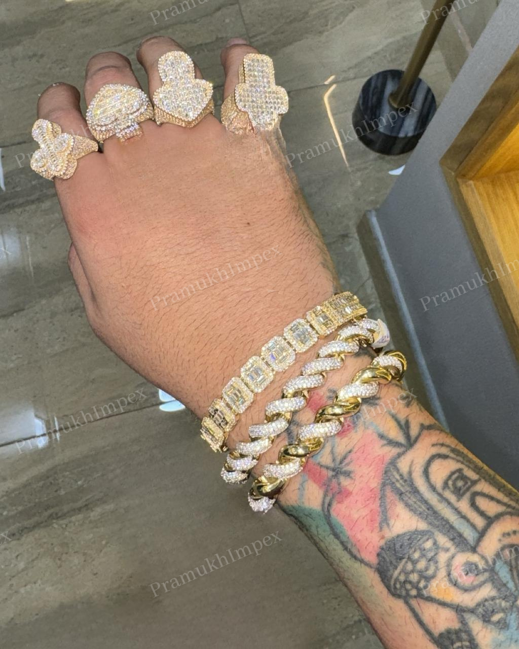 White Gold Plated