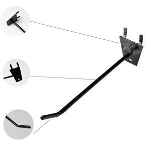 OEM nhà máy ở Việt Nam-slatwall kim loại móc dây duy nhất hiển thị sản phẩm slatwall móc slatwall đường kính - Product Image 2