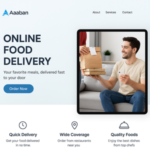 Thiết kế trang web giao hàng thực phẩm trực tuyến zomato phong cách chuyên gia web chuyên nghiệp ở Mỹ cung cấp các giải pháp đáng tin cậy và giá cả phải chăng - Product Image 2