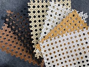 热卖90厘米宽白灰聚藤条聚乙烯藤条织带与合成塑料藤条开放式织带