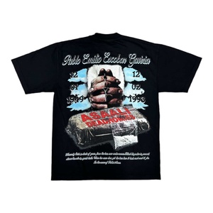 Asaali เสื้อยืดแขนสั้นวินเทจของผู้ชายผ้าฝ้ายคอมบ์หนัก230กรัมเสื้อ100% พิมพ์ลายสกรีนได้หลากหลาย - Product Image 2