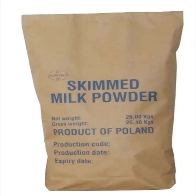 Oferta económica al por mayor leche entera instantánea/leche entera en polvo/leche desnatada en polvo 25kg bolsas disponibles para la venta
