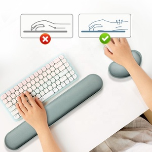 Solid Green Color Custom <strong>Mouse</strong> Pad Gaming Desk Mat Set with Wrist Rest <strong>Keyboard</strong> Solid Fringe Play Mat for Office <strong>Use</strong> in Stock! - Product Image 4