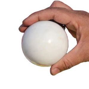En kaliteli beyaz yeşim kristal küreler doğal taşlar beyaz akik kuvars topu cilalı şifa FOE dekorasyon - Product Image 6