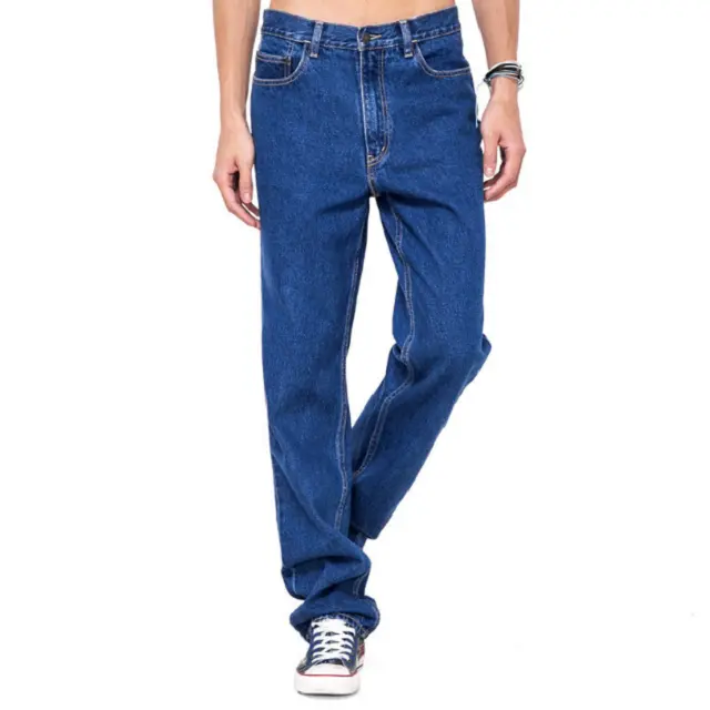 Pantalon en jean 100% coton pour hommes, de haute qualité, du marché en ligne, Top d'étanchéité, Service OEM, pantalon en jean pour hommes, vêtements décontractés, Design personnalisé