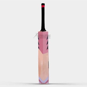 Bant top kriket sopası spor için yumuşak top yarasa kaliteli ahşap ve dayanıklı özelleştirilmiş yarasa kendi Logo ve tasarım ile ucuz fiyat - Product Image 1
