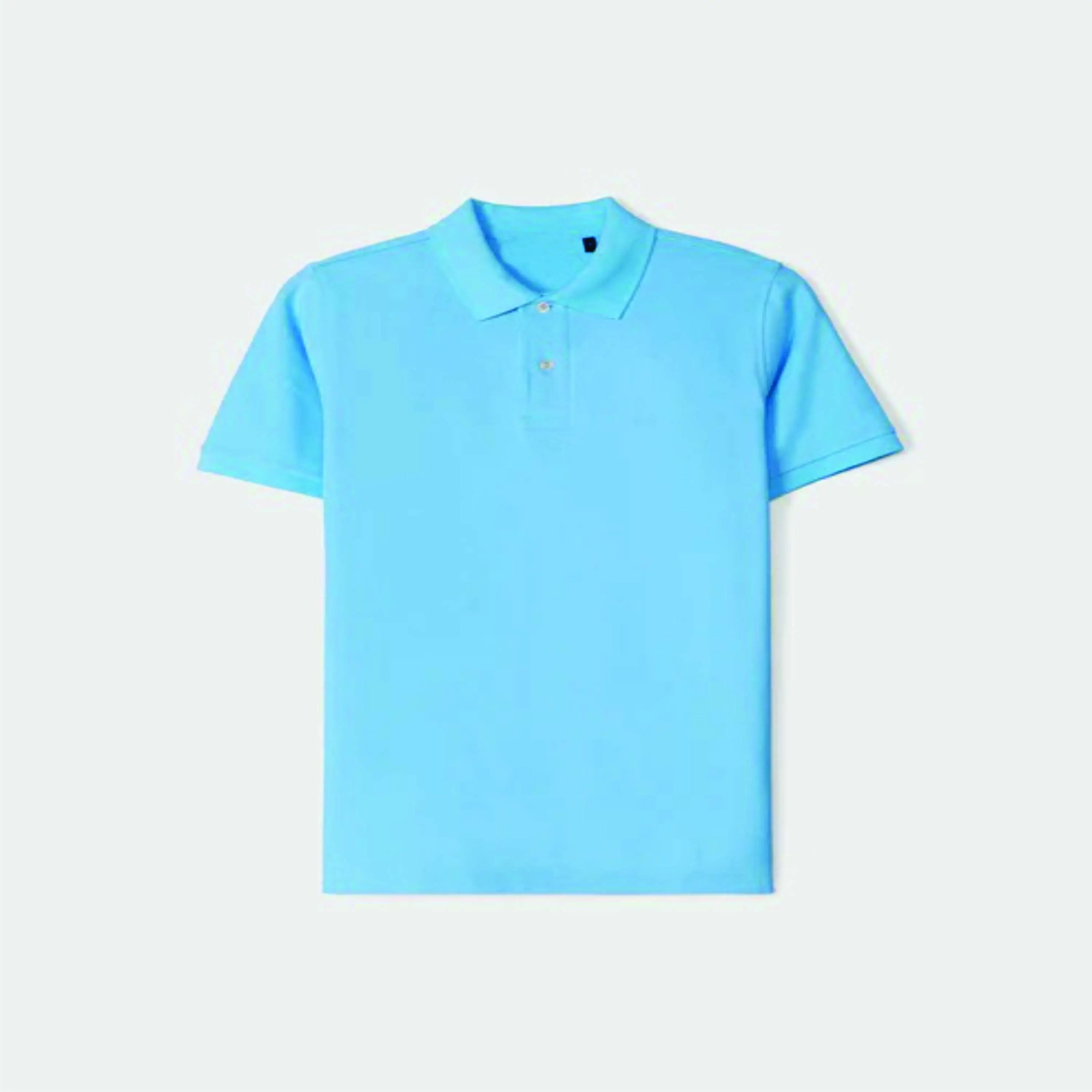 Kaus Golf polos kasual pria kaus Polo 100% katun bordir kaus Polo disesuaikan Logo
