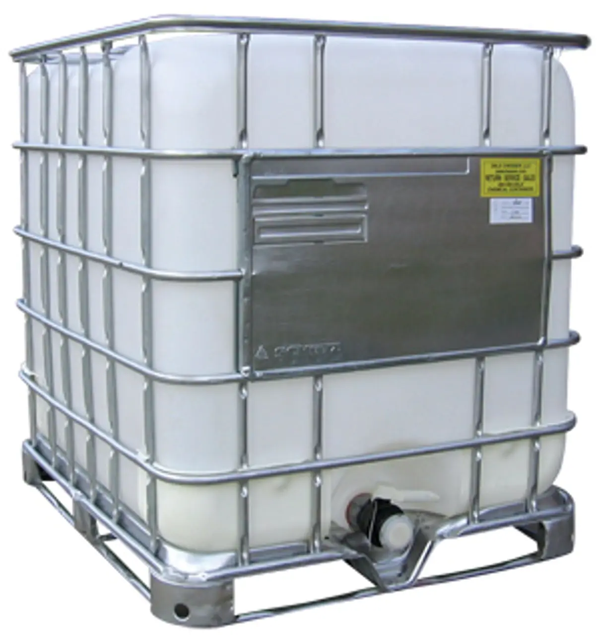 Tangki IBC baja tergalvanis kualitas tinggi 1000 liter tangki plastik IBC wadah IBC untuk penyimpanan Kimia