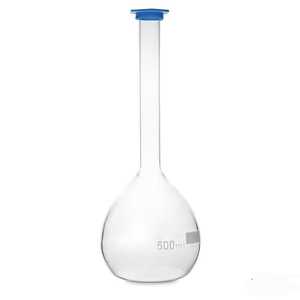 Ergonomik polietilen tıpa ve mavi mezuniyet ile A sınıfı USP 500ml hacimsel şişe - Product Image 3