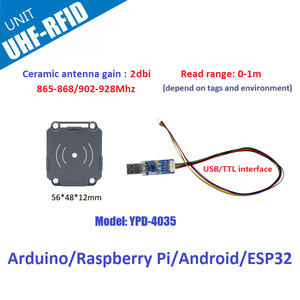 M5STACK Integrated <strong>Reader</strong> <strong>Module</strong> 0-3.5m Range Small Writer <strong>UHF</strong> <strong>RFID</strong> <strong>Module</strong> USB/TTL Interface EPC32 for <strong>Raspberry</strong> <strong>Pi</strong> 860-960MHz - Product Image 3