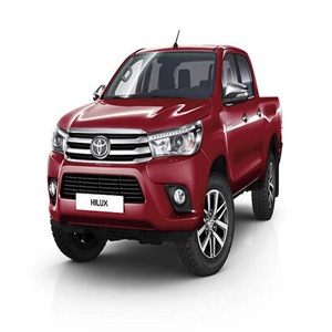 中古トヨタハイラックス4x4ミニディーゼルピックアップアスパイアモデルR15タイヤレザーシート手動ギアボックスAWDドライブターボ左ダークカー