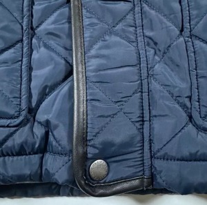 NWT erkek kapitone Puffer karışık medya ceket M L XL <span class=keywords><strong>2XL</strong></span> donanma