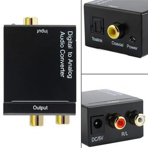 <strong>Digital</strong> <strong>Optical</strong> Toslink SPDIF Coax <strong>To</strong> Analog RCA Audio Converter Adapter - Product Image 4