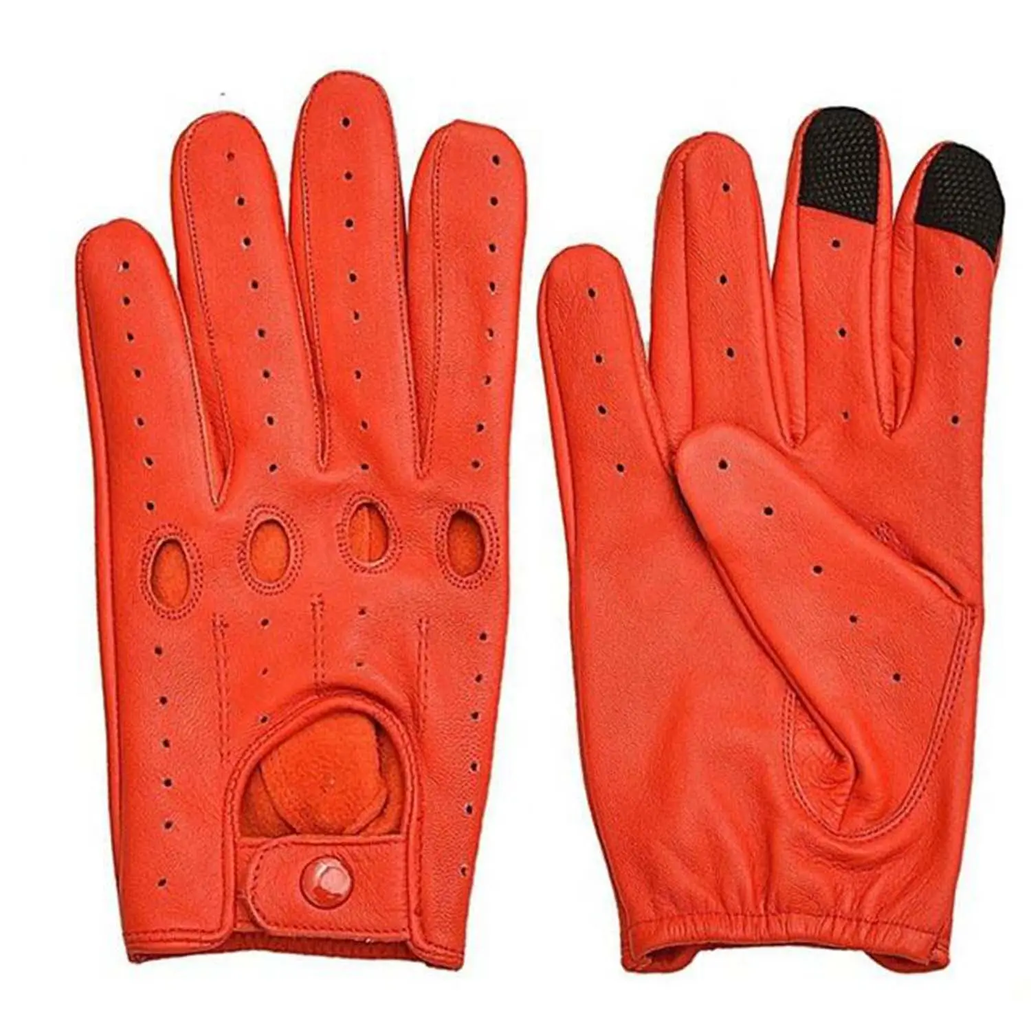 Premium-Qualität Männer fahren stilvolle Reit handschuhe Anti-Rutsch-Touchscreen Leder Racing Drifting Handschuhe