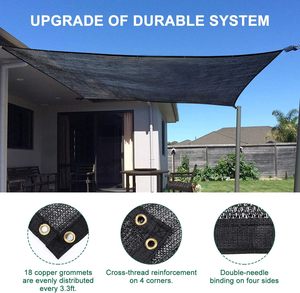 HDPE Garden Shade Stoff beständige Sun Shade Net Mesh Tarp mit verstärkten Ösen Shade Trap für Pflanzen-und Pergola Sun shade - Product Image 4