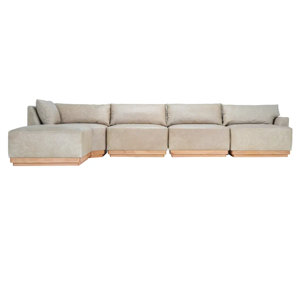 Divano di lusso Design italiano divano modulare in vera pelle confortevole esperienza di seduta divano produzione personalizzata produttore NHF
