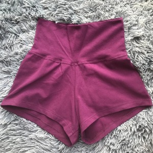 女性用ハイウエストチェック柄アクティブウェアショーツ伸縮性ウエストバンドYogレギンススポーツワークアウトとバレエパンツ