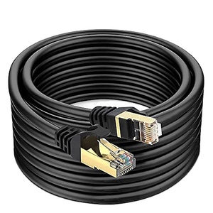 CAT7 SFTP 28AWG Ethernet kablosu RJ45 10m/50m/100m dizüstü yönlendirici CAT 7 ağ kablosu için yama kablosu iletişim kabloları - Product Image 1