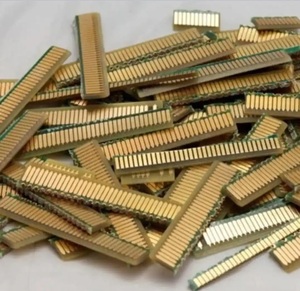 Trimmed Gold Fingers <strong>Scrap</strong> From RAM Memory/Ceramic Computer CPU <strong>Scrap</strong> - Product Image 4