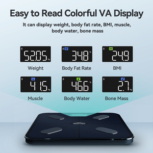 Giá Thấp 180Kg 100 Gram Độ Chính Xác Thông Minh Va Màn Hình Bluetooth BMI Chức Năng Kỹ Thuật Số Cơ Thể Chất Béo Điện Tử Phòng Tắm Quy Mô - Product Image 6