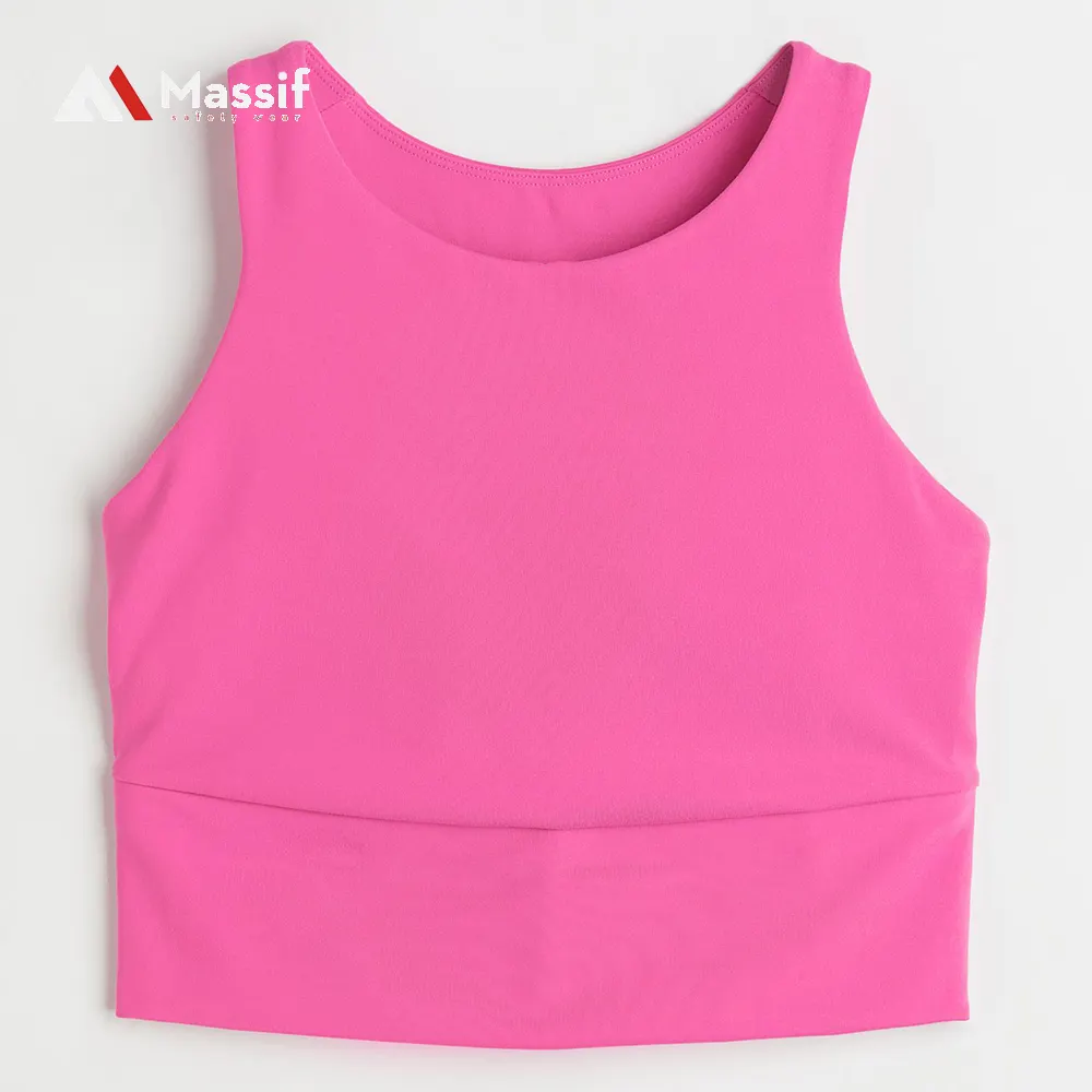 Qualidade fina Design profissional Moda Custom impresso Preço quente Top vendendo Sublimação Sports Bra para as mulheres