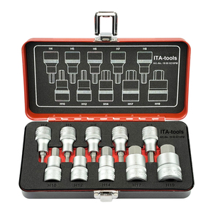 1/2 "Dr. 10 adet Hex Bit lokma seti el aracı seti mekanik aracı S2 Hex Bit soket - Product Image 1