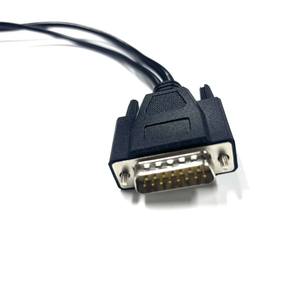 สายเคเบิล24AWG ตัวแยกสัญญาณรูปตัว Y 15V สำหรับ DB9และ DB15ตัวเมียสำหรับข้อมูลเซ็นเซอร์ในรถยนต์ - Product Image 3