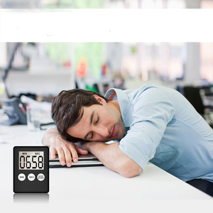 Vendita calda rotonda rotante SeHigh di qualità LCD digitale cucina conto alla rovescia di allarme con supporto bianco Timer cucina pratico - Product Image 3