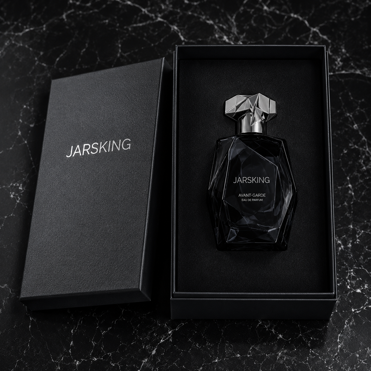 Flacon de parfum personnalisé avec boîte
