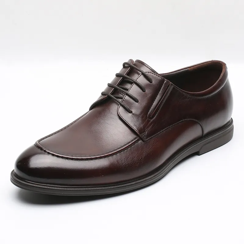 Atacado mens vestido sapatos italiano couro genuíno puro bezerro couro sapatos para homens