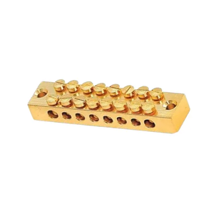 <strong>Customized</strong> Best Quality Brass Neutral Link Bar DIN Rail Power Distribution <strong>Terminal</strong> <strong>Blocks</strong> For Sale - Product Image 6