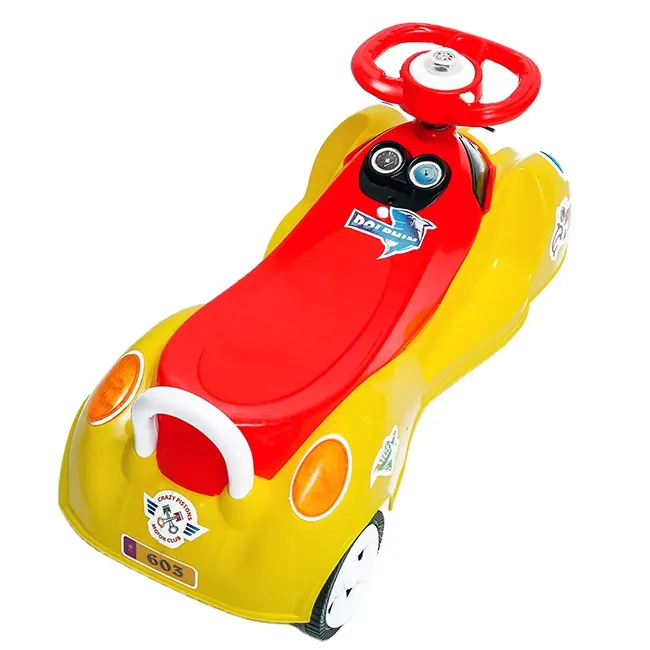 Kinderen Rijden Op Auto Speelgoed Voor Kinderen/Dolfijn Kinderen Muziek Glijbaan Auto, Swing Rit Op Schommel Oem Maatwerk