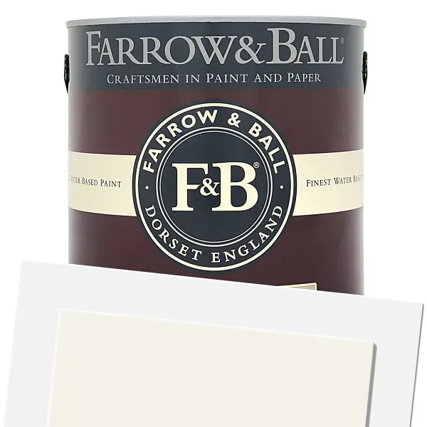 Toutes les marques et couleurs disponibles, Farrow Ball Full Gloss, Seaspray White, Matt Emulsion, Peinture et revêtement de designer d'intérieur et d'extérieur