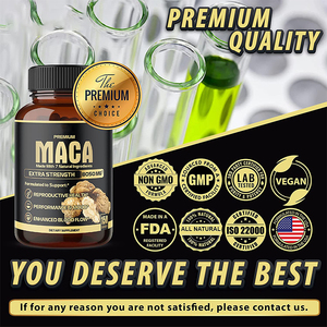 Vente chaude Capsule végétarienne Supplément de soins de santé pour adultes Tongkat Ali Maca Pas pour les femmes enceintes - Product Image 5