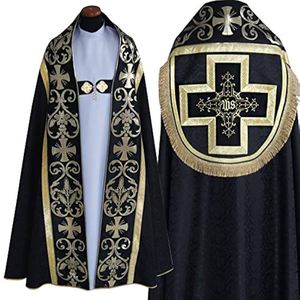 เสื้อคลุมยาวปักลายสำหรับคุณพ่อในโบสถ์แบบกำหนดเองได้ - Product Image 2