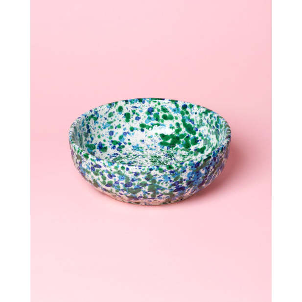 Azul, verde y blanco