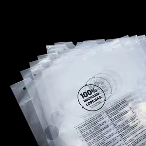 Wholesale Transparent LDPE Plastic <strong>Bags</strong> with Flat Mouth - Durable and Flexible Packaging Solution for Retail and Food Use