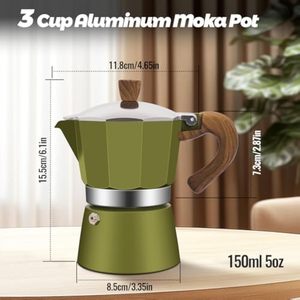 Yüksek kaliteli Mini Pot Pot Espresso makinesi özel indüksiyon alüminyum kahve Pots tencere - Product Image 2