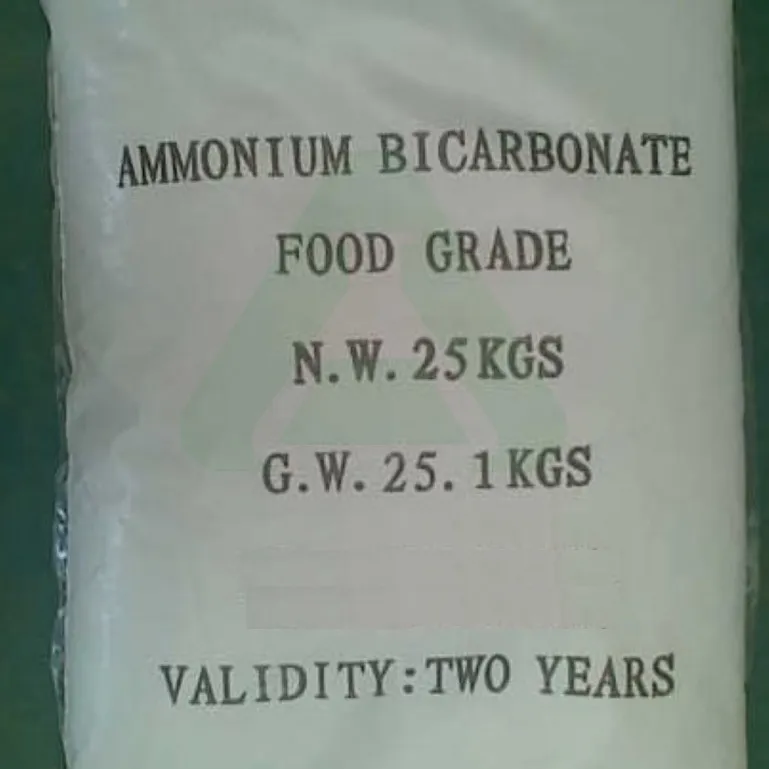 Ingrédients additifs de bicarbonate d'ammonium de catégorie comestible faisant cuire l'agent de gonflement Cas aucun: 1066